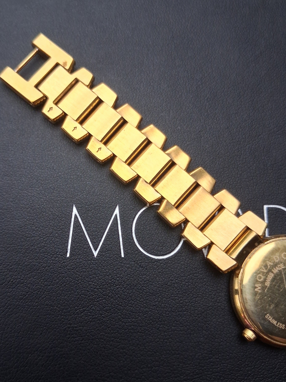Movado Gold-Tone Bracelet Watch DIAMONDS $1995 - Picture 12 of 15
